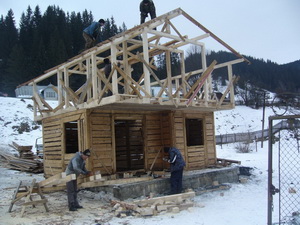 casa din lemn Bucovina
